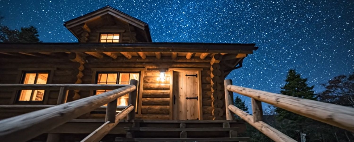 星空の山小屋